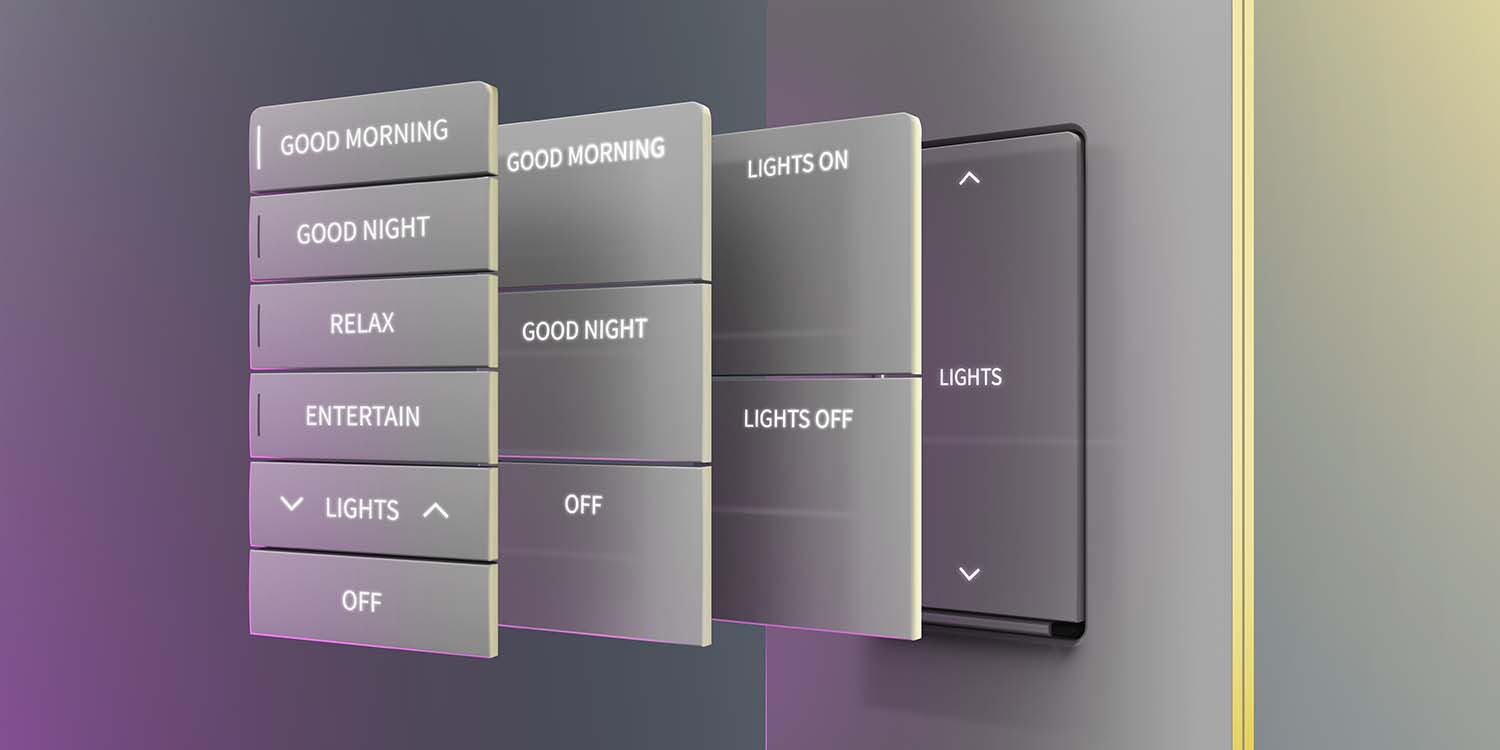 crestron keypad product photo